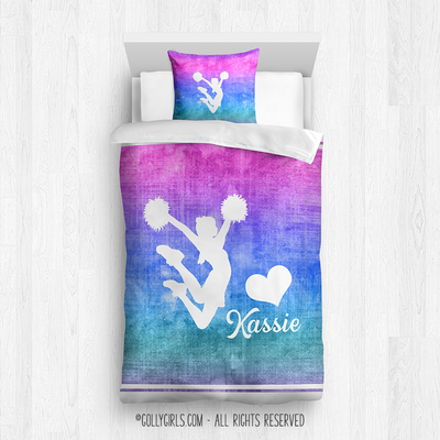 Golly Girls: Forever Love Cheer Personalized Comforter Or Set