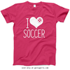 Golly Girls: I Hashtag Heart Soccer T-Shirt (Youth-Adult)