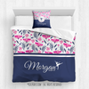 Golly Girls: Tropical Flowers Personalized Dance Comforter Or Set
