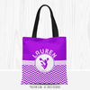 Personalized Chevron Cheerleading Tote Bag - Golly Girls