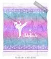 Starry Sky Personalized Karate Fleece Throw Blanket - Golly Girls