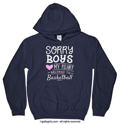 Sorry Boys Basketball Hoodie (Youth-Adult) - Golly Girls