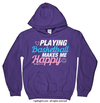 Playing Basketball Makes Me Happy Hoodie (Youth-Adult) - Golly Girls