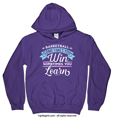 Basketball Win or Learn Hoodie (Youth-Adult) - Golly Girls
