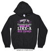 Golly Girls: What Hits Like a Girl Means Martial Arts Hoodie (Youth-Adult)