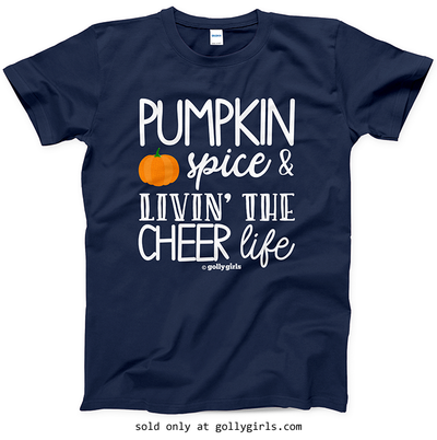 Golly Girls: Pumpkin Spice Cheer T-Shirt (Youth-Adult)