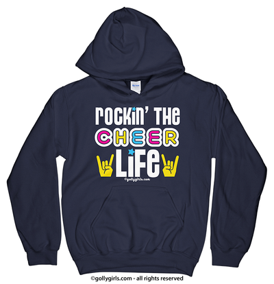 Golly Girls: Rockin' the Cheer Life Hoodie (Youth-Adult)