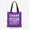 Cheer is My Favorite Tote Bag - Golly Girls