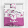 Golly Girls: Floral and Lace Personalized Cheerleading Comforter Or Set