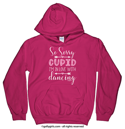 Sorry Cupid Dance Hoodie (Youth-Adult) - Golly Girls