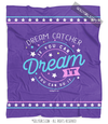 Dream Catcher Dream It Do It Purple Fleece Throw Blanket - Golly Girls