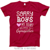 Sorry Boys Gymnastics Heart T-Shirt (Youth-Adult) - Golly Girls