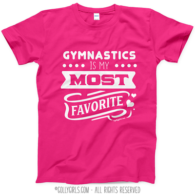 Gymnastics Is My Favorite T-Shirt (Youth-Adult) - Golly Girls