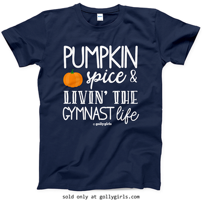 Golly Girls: Pumpkin Spice Gymnastics T-Shirt (Youth-Adult)