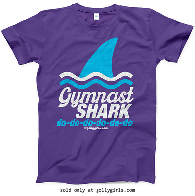 Golly Girls: Gymnast Shark T-Shirt (Youth-Adult)