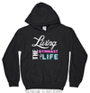 Golly Girls: Living the Gymnast Life Black Hoodie (Youth-Adult)