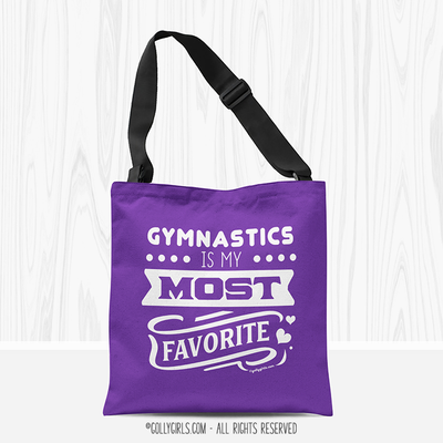 Gymnastics is My Favorite Tote Bag - Golly Girls