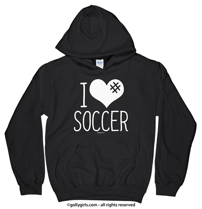 Golly Girls: I Hashtag Heart Soccer Hoodie (Youth-Adult)