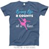 8 Counts At A Time Dance T-Shirt (Youth-Adult) - Golly Girls