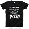 Golly Girls: I Love Karate More Than Pizza T-Shirt (Youth-Adult)