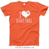 Golly Girls: I Hashtag Heart Basketball T-Shirt (Youth-Adult)