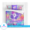 Golly Girls: Vibrant Watercolors Gymnastics Personalized Comforter Or Set