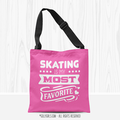 Skating is My Favorite Tote Bag - Golly Girls