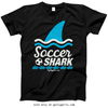 Golly Girls: Soccer Shark T-Shirt (Youth-Adult)