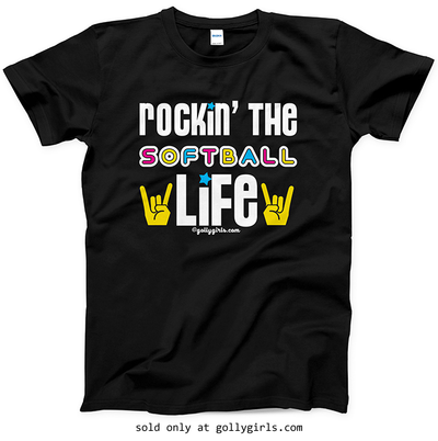Golly Girls: Rockin' the Softball Life T-Shirt (Youth-Adult)