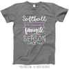 Softball is My Favorite Season T-Shirt (Youth-Adult) - Golly Girls